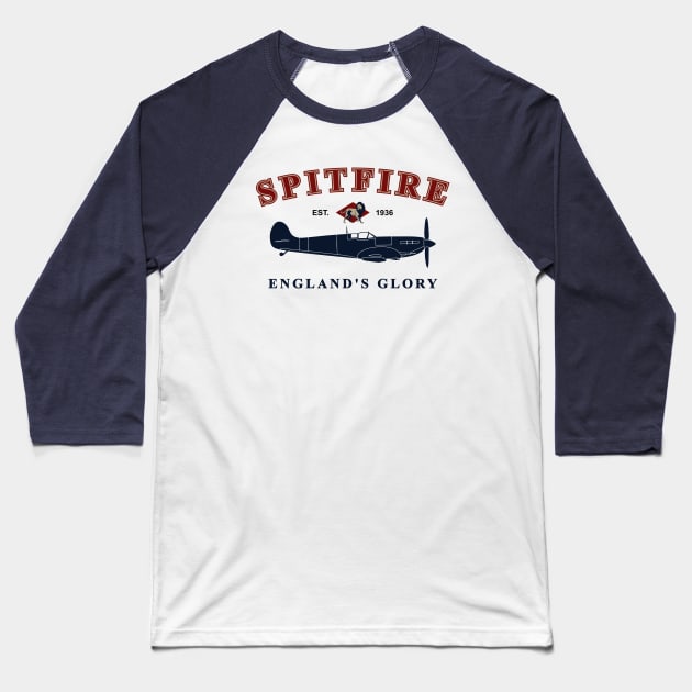 Spitfire England's Glory Baseball T-Shirt by TCP